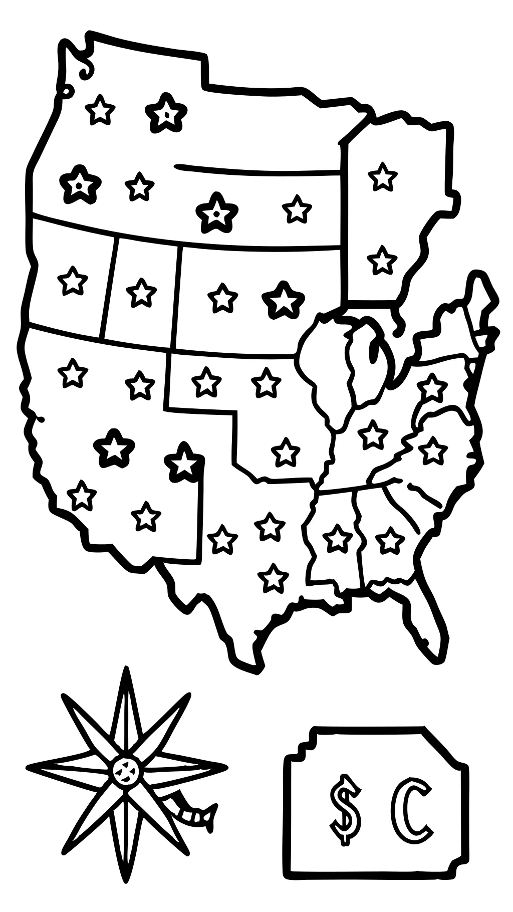 election map coloring page